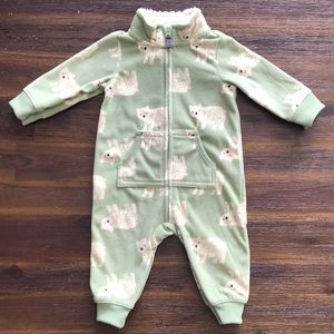 Carter’s Fleece Zip-Front Coverall
